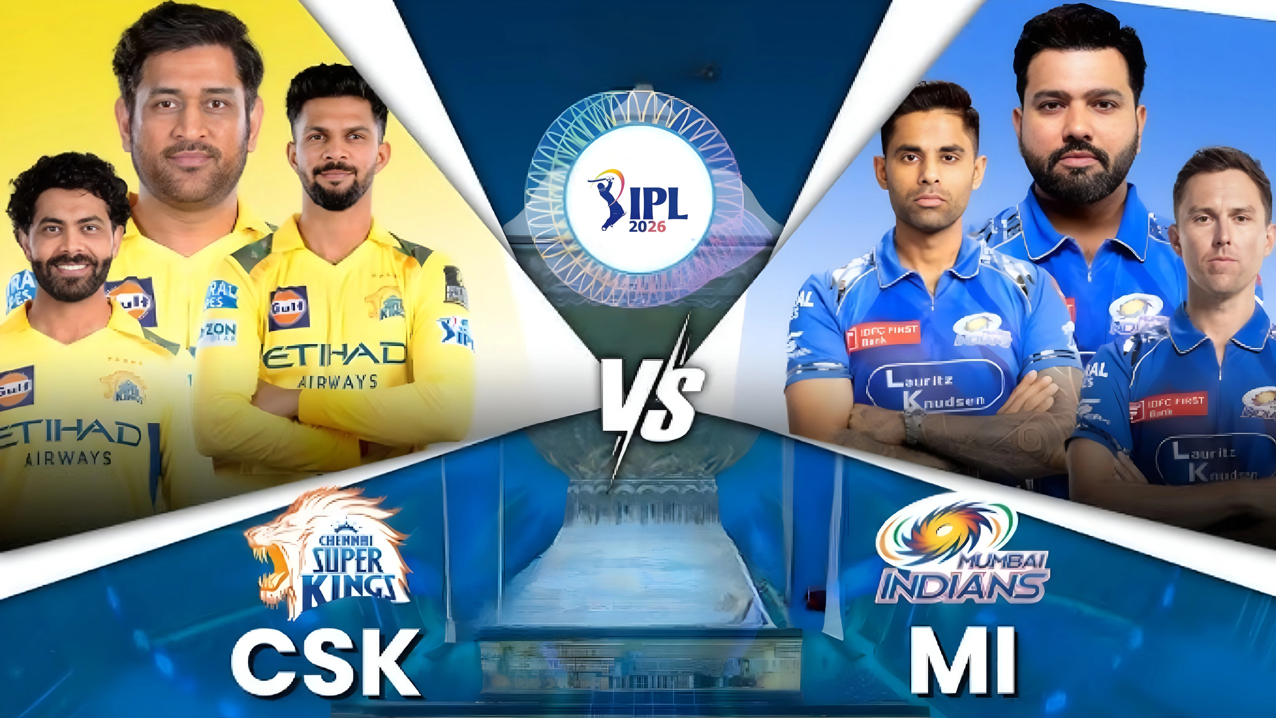 Two Teams, One Crossroads — MI vs CSK — IPL 2026 of Match 33