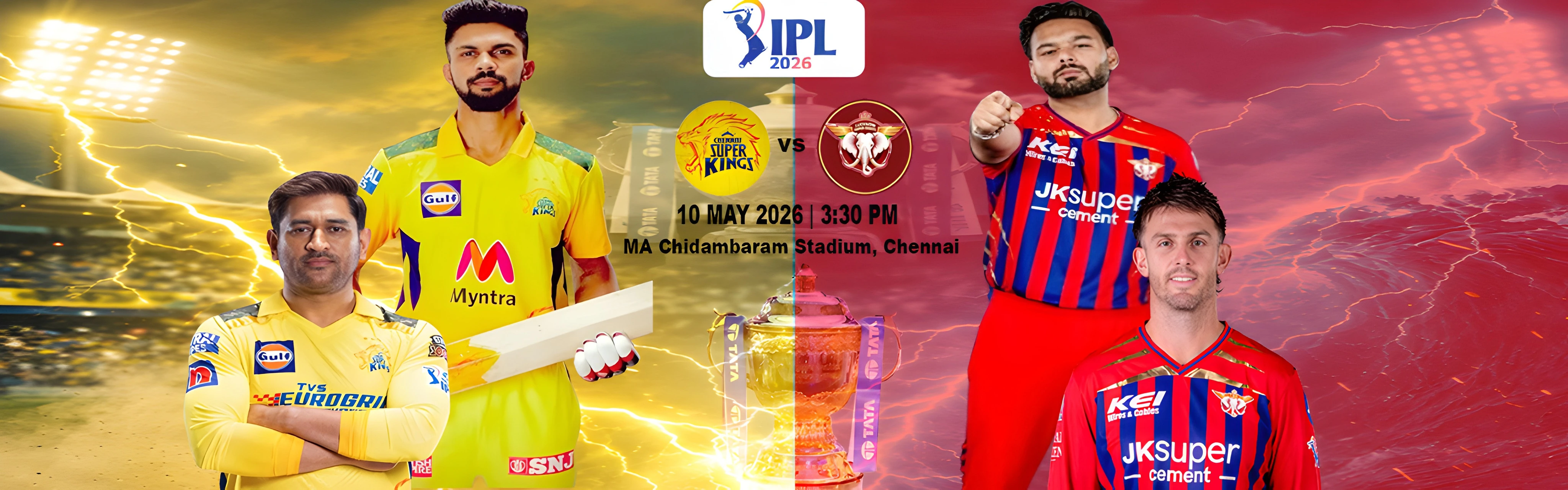 The Lion's Den Awaits: CSK vs LSG — A Battle of Survival at Fortress Chepauk