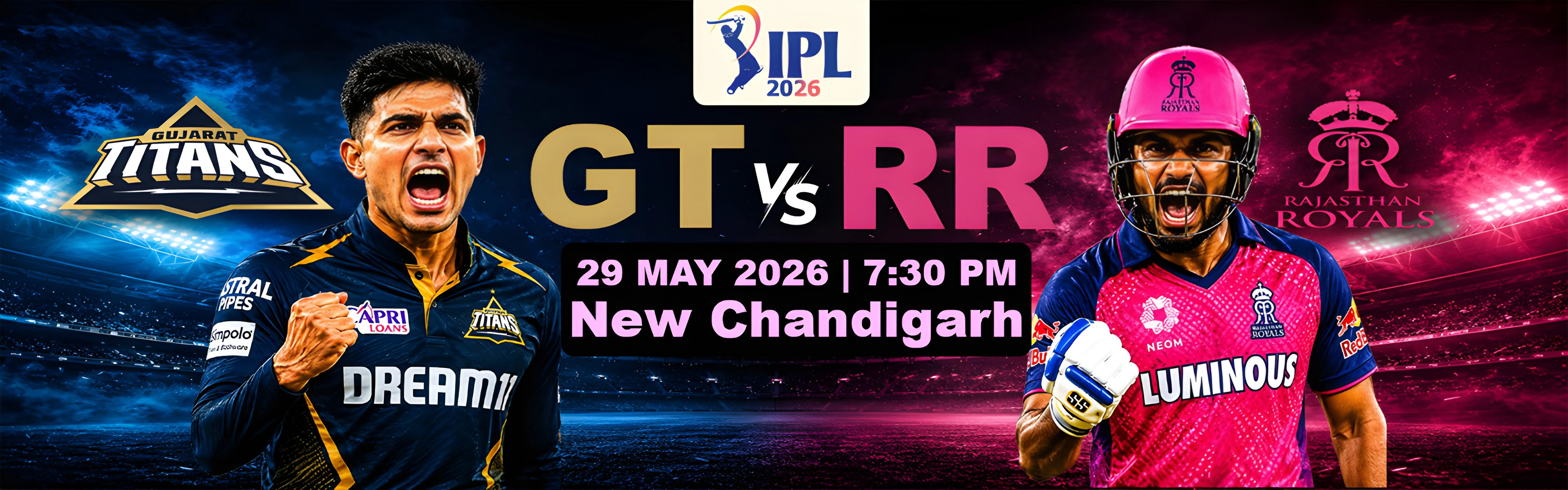GT vs RR — IPL 2026 Qualifier 2: One Last Chance, One Final Dream
